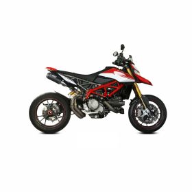MIVV Mk3 Double Slip-on Carbon Muffler for DUCATI Hypermotard 950/sp/rve