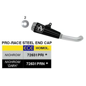 ARROW Pro-Race genehmigt Slip-On auspuff schwarz Nichrom Husqvarna Svartpilen/Vitpilen 401