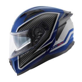 Casco Integrale KAPPA KV52 Kronos Blu Opaco Argento