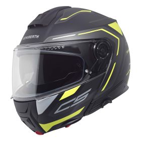 SCHUBERTH C5 Omega Modularer Helm gelb schwarz