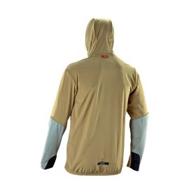 LEATT Windblock 1.0 MTB Windbreaker-Jacke Slim Fit Wasserdicht Braun