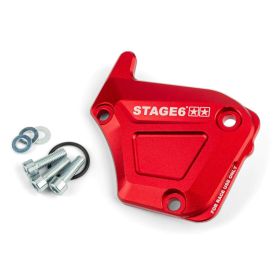 Coperchio pompa olio STAGE6 alu rosso DERBI