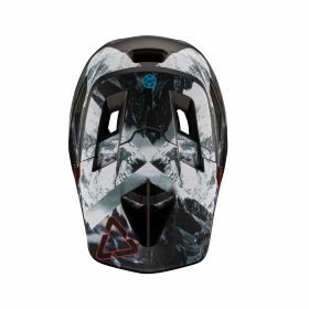 Frontino casco MTB LEATT nero alpine per casco Gravity 4.0 V23 taglia L/XL