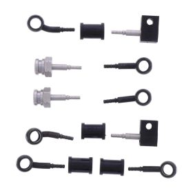 JMP 5 Brake Pipe Kit HBF-9005-V-MBK Black for Yamaha XJ6 600 FA DIVERSION ABS
