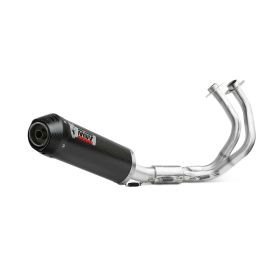 MIVV Échappement Complet Ovale en Carbone pour KAWASAKI Z650 2024-2025