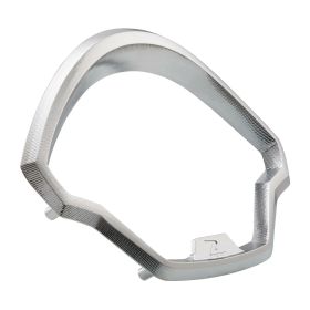 Cornice contachilometri ZELIONI cromato in alluminio per Vespa GTS