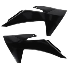 Coppia fianchetti radiatore nero ACERBIS per KTM SX 65