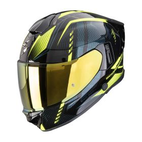 Casco integrale Scorpion EXO-530 AIR Theras nero giallo fluo