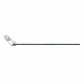 Tige de robinet de carburant en aluminium SIP 165 mm chromée pour Vespa 200 Rally
