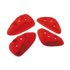 T4TUNE Rahmen-Schutzkit Rot 4 Teile für Mbk Stunt/Yamaha Slider