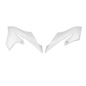 Coppia fianchetti radiatore POLISPORT bianco per Yamaha YZ 65