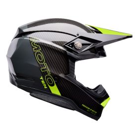 Casque motocross BELL Moto-10 Spherical Strike noir jaune