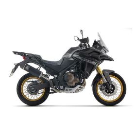 ARROW genehmigte Slip-On Auspuff Indy Race schwarze Alu-Carbon-Kappe Voge Valico 625DSX
