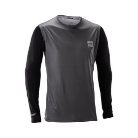 Maglia MTB LEATT Gravity 2.0 nero/grigio per trail