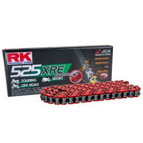 RK XRE Kettenübertragungskit Rot 108 Glieder 525 Ritzel 42z Geräuschloses Ritzel 16z