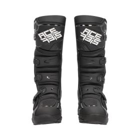 ACERBIS wasserdichte Motorradstiefel genehmigt Krallen schwarz 4-Haken-Verschluss
