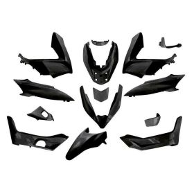 T4TUNE 15-teiliges Verkleidungsset schwarz für Honda PCX 125