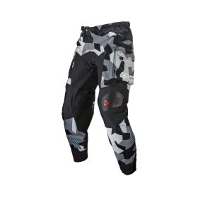 Pantalon moto LEATT Moto 4.5 HydraDri Forge gris noir imperméables