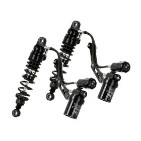 YSS verstellbare schwarze Hinterstoßdämpfer RX362-305H1RCL-19-B für Harley Davidson