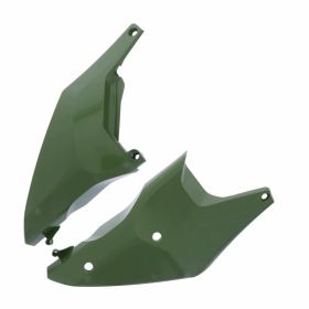 Coppia fianchetti carena POLISPORT verde per Husqvarna