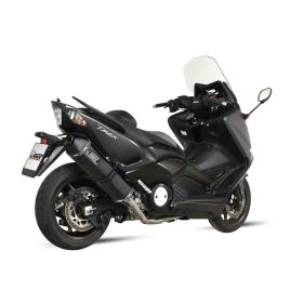 MIVV Speed Edge Komplett Schwarz Auspuff für YAMAHA T-Max 500 2012-2016