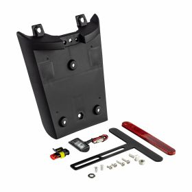 Portatarga SIP nero plastica ABS per Vespa GTS/GTV