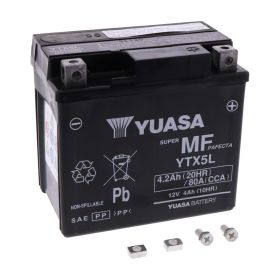 Batterie YUASA YTX5L 12V 4Ah préchargée