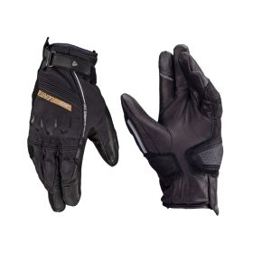 Guanti moto invernali LEATT ADV SubZero 7.5 Short Stealth nero impermeabili