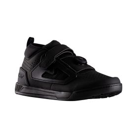 LEATT Proflat 3.0 MTB Shoes Black V26 with MOZ Lacing RideGrip™ Pro Compound