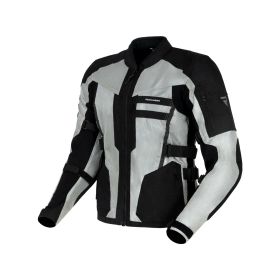 REBELHORN SCANDAL II Men’s Motorcycle Jacket Silver/Black