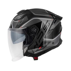 GIVI X31 Impact Jethelm Urban schwarz Titan rot