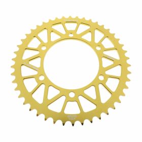 JT Couronne 46 Dents Pas 520 Aluminium Doré JTA486.46GLD
