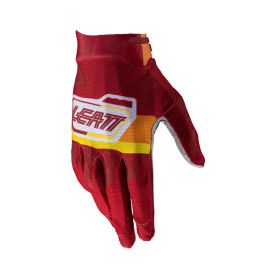 LEATT Moto 2.5 X-Flow Summer gloves Pitboard Ruby red breathable