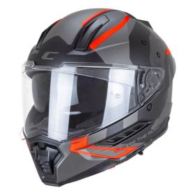 Casco enduro CGM 366G DUAL RANGER nero rosso fluo opaco