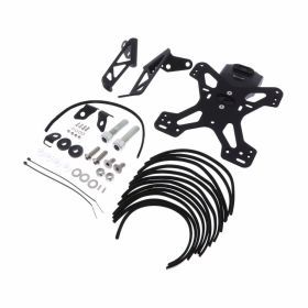 Portatarga EVOTECH nero ESTR-0509 per Mv Agusta BRUTALE 800 ABS