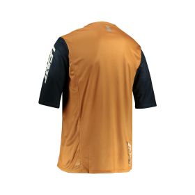 Maglia MTB LEATT Enduro 3.0 arancio traspirante maniche 3/4 IceYarn