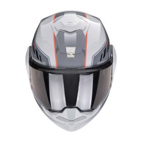 Casco modulare reversibile Scorpion EXO-TECH EVO Socius grigio rosso