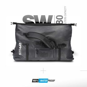 Borsone da viaggio SHAD SW80 nero impermeabile 80L