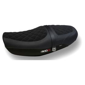 Sitzbezug mit logo Natal Total Black Velvet spezifisch 3BL für KAWASAKI z 900 rs