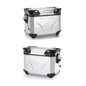 GIVI TREKKER OUTBACK EVO anodized 44L side luggage kit for MORINI X-CAPE motorcycle
