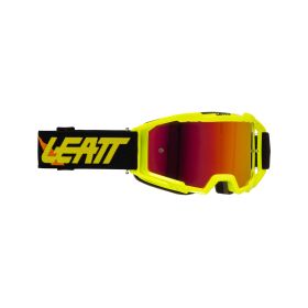 Masque cross LEATT Vizion 3.5 Iriz Lime jaune lentille rouge 45%