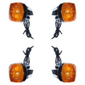 Kit d'indicateurs Chrome 4 CEV Moto Guzzi Avant et Arrière