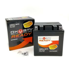 Batteria OKYAMI YB10L-BP pronta all'uso precaricata 12V 10Ah 133x89x141mm CCA 120