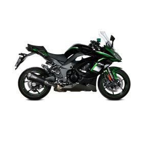 Marmitta Slip-on nera MIVV Delta race omologata per KAWASAKI ninja 1000 sx/tourer
