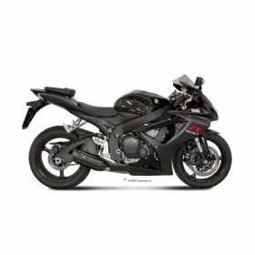 MIVV Black Slip-on Échappement Sonore pour SUZUKI gsx-r 600