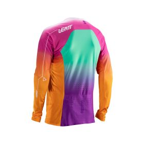 Maillot motocross LEATT Moto 5.5 UltraWeld Pinata multicolore filet élastique