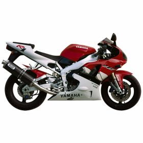 Silencieux MIVV Ovale en carbone homologué pour YAMAHA YZF 1000 R1 1998-2001