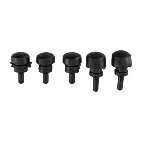 Kit 5 gommini sportello laterale PREMIUM QUALITAT nero per Vespa/PV/ET3