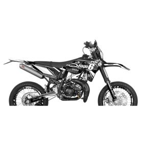 Kit de graphiques Deco Stage6 blanc pour Sherco Sm-r 50 après 2018