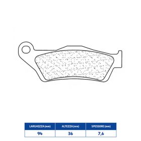 CL-BREMSEN Sintered Compound Bremsbeläge Paar